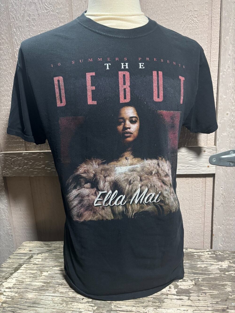 Ella Mai The Debut Black Shirt Size Large Official 2019 concert tour shirt